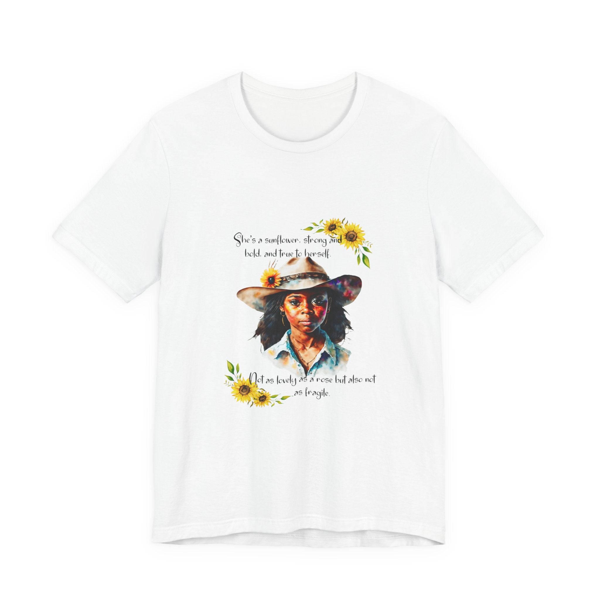Sunflower Girl T-Shirt —  Inspirational Tee