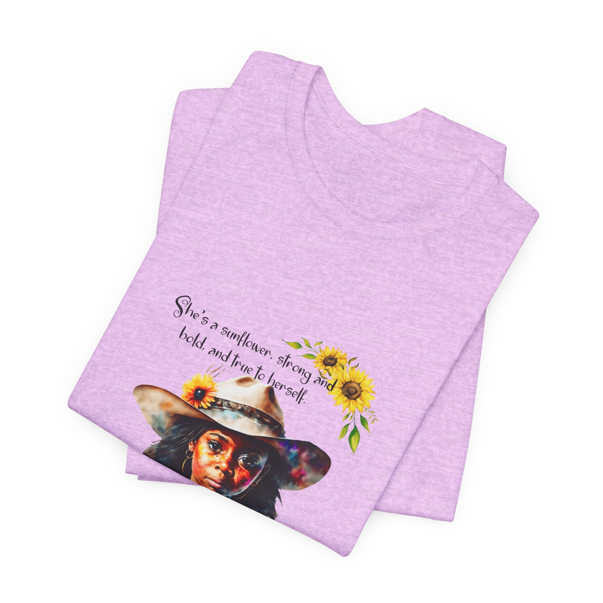 Sunflower Girl T-Shirt —  Inspirational Tee