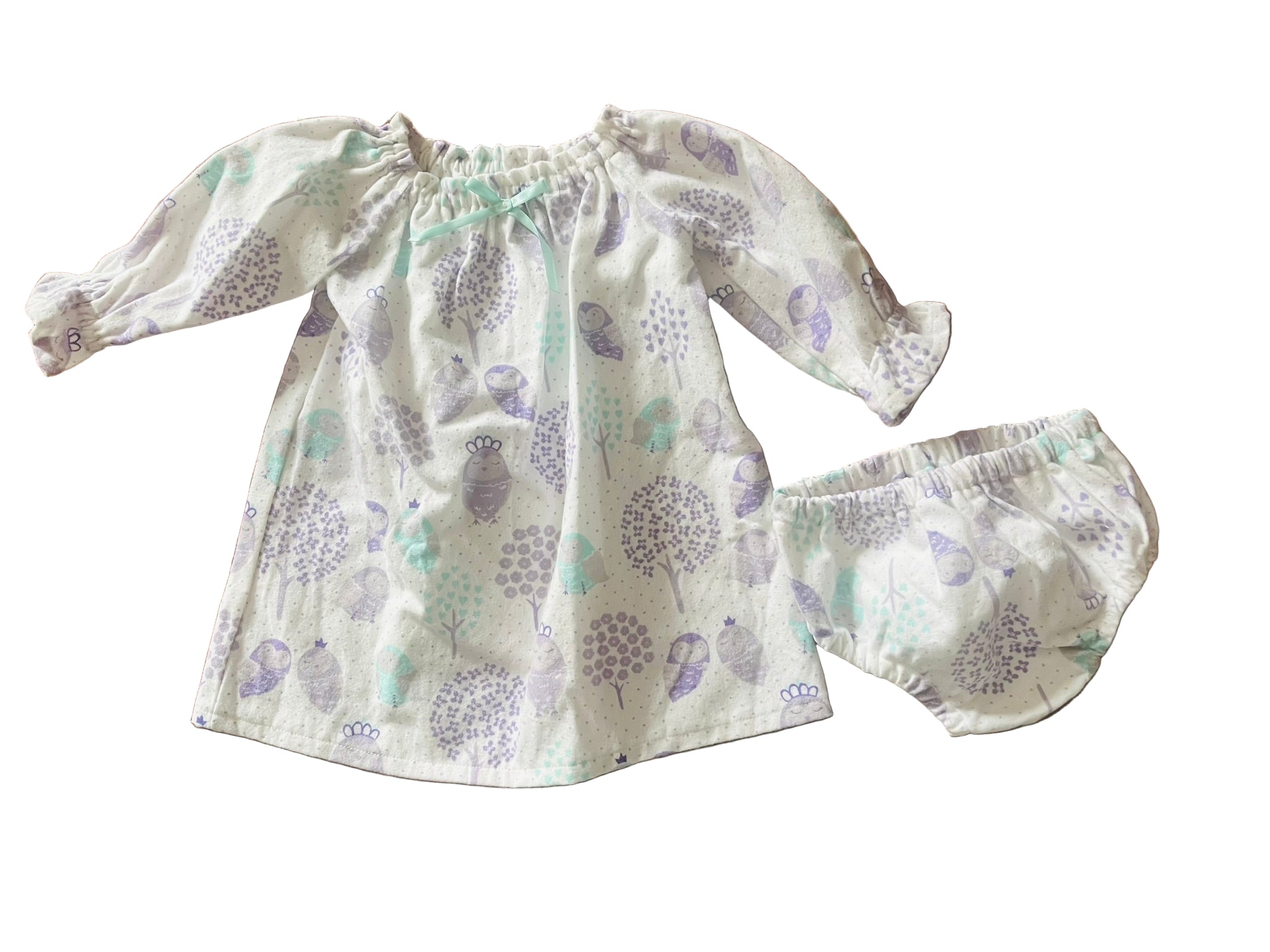 Little Girls Long Sleeve Nightgown