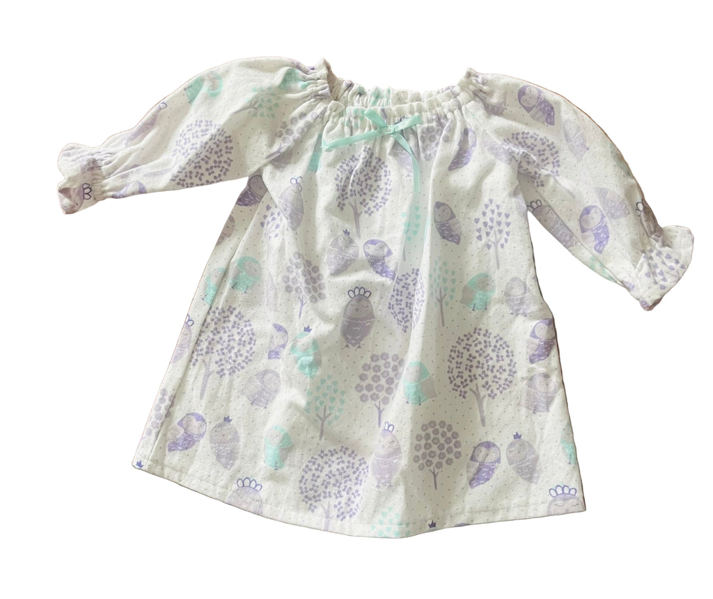 Little Girls Long Sleeve Nightgown