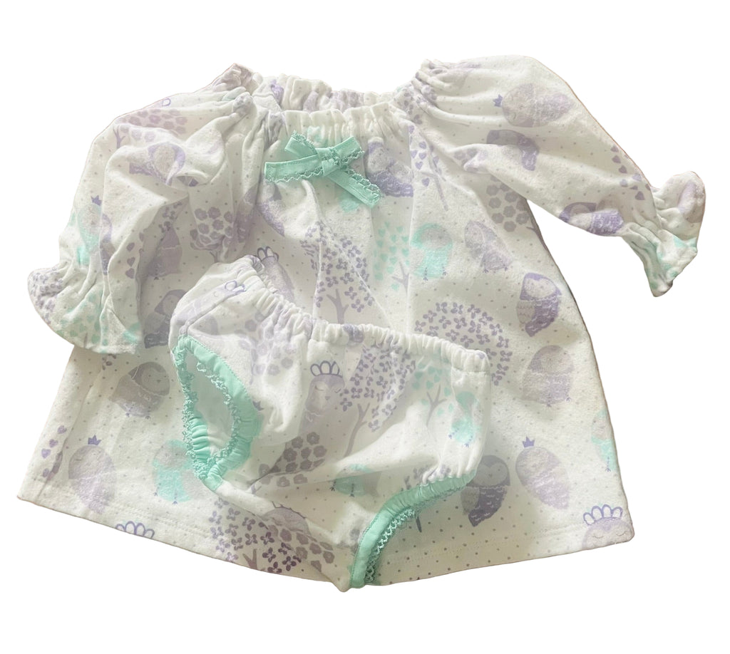 Little Girls Long Sleeve Nightgown