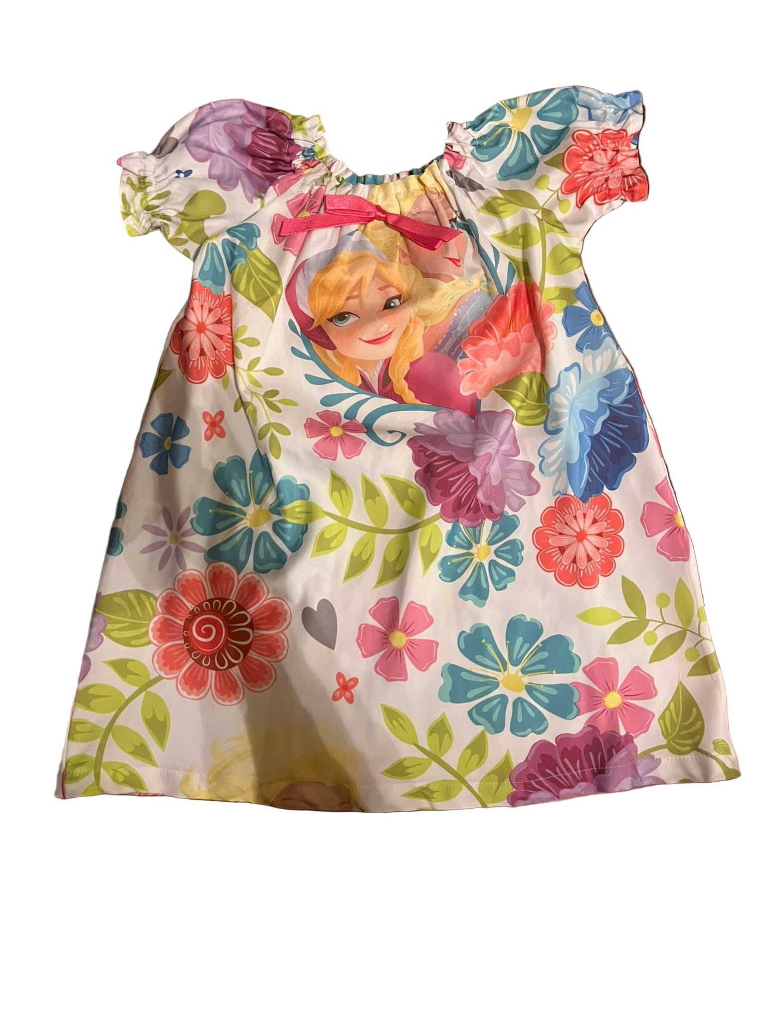 Little Girls Short Sleeve Character Nightgown