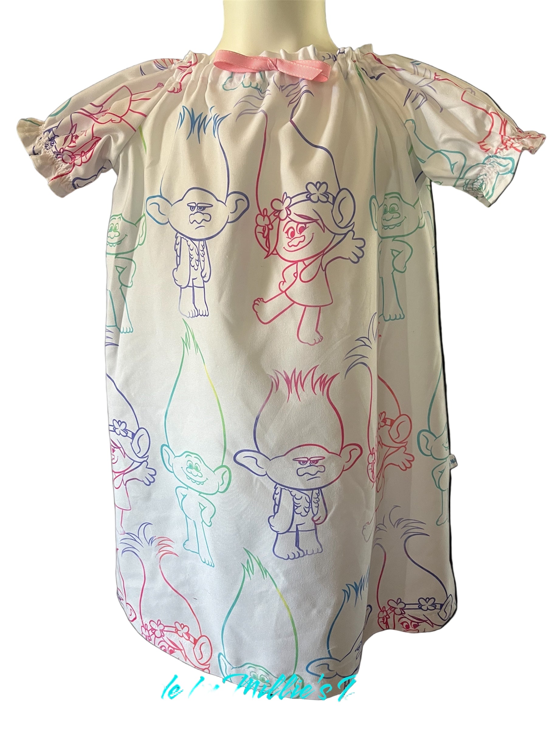 Little Girls Short Sleeve Character Nightgown