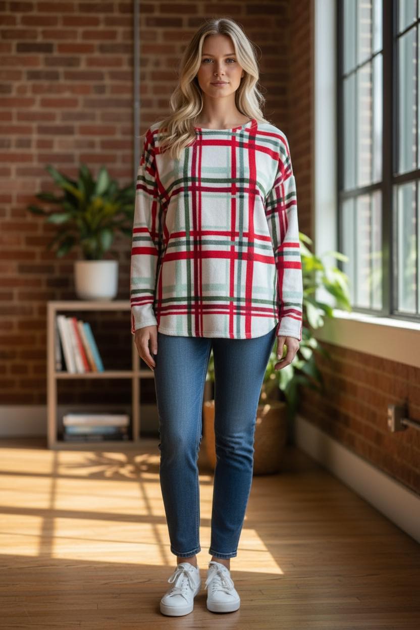 Oversized Upcycled Christmas Sweater