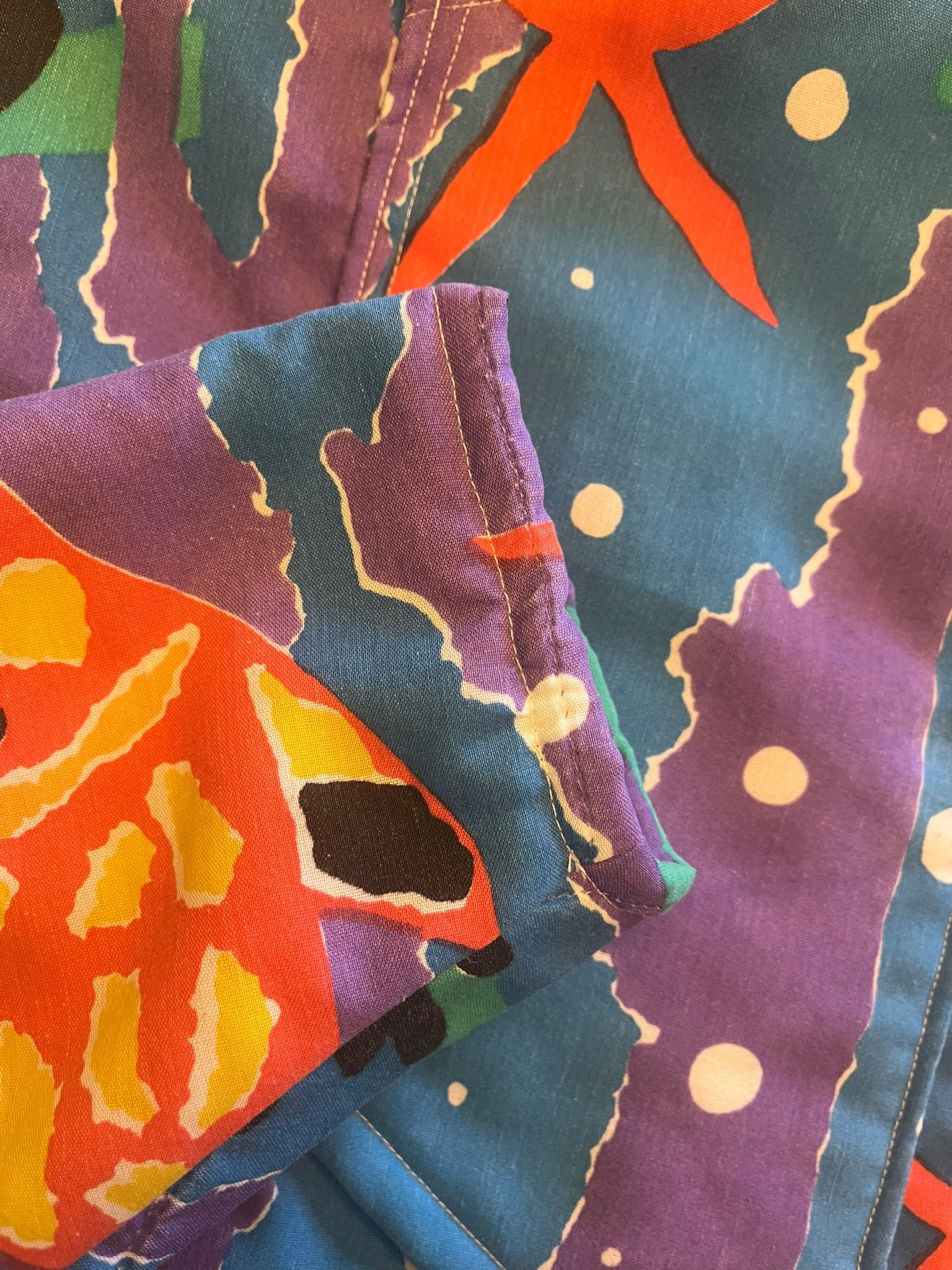 Oversized Kids Upcycled Fish Hoodie