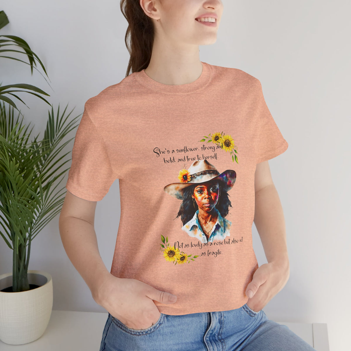 Sunflower Girl T-Shirt —  Inspirational Tee